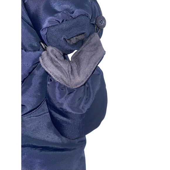 Disney Store Baby Snowsuit 12mo Vintage '99 Navy Embroidered Minnie Mouse - Picture 6 of 14